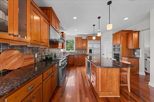 Stainless steel appliances makes this kitchen shine!!