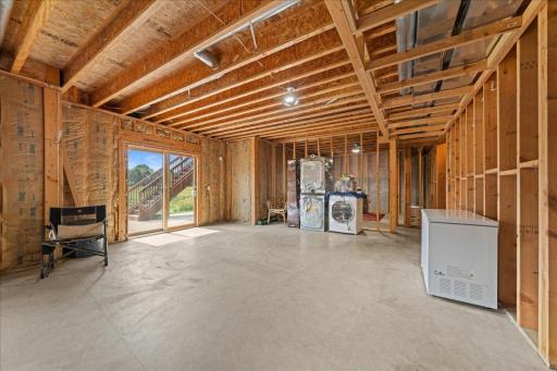 Walk-out to patio area.