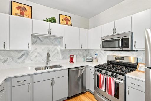 Inside kitchen view