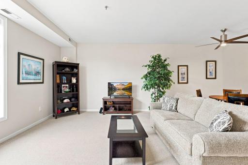 Open living room area