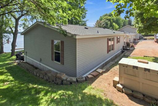 Retaining Walls on the North and East side of the home