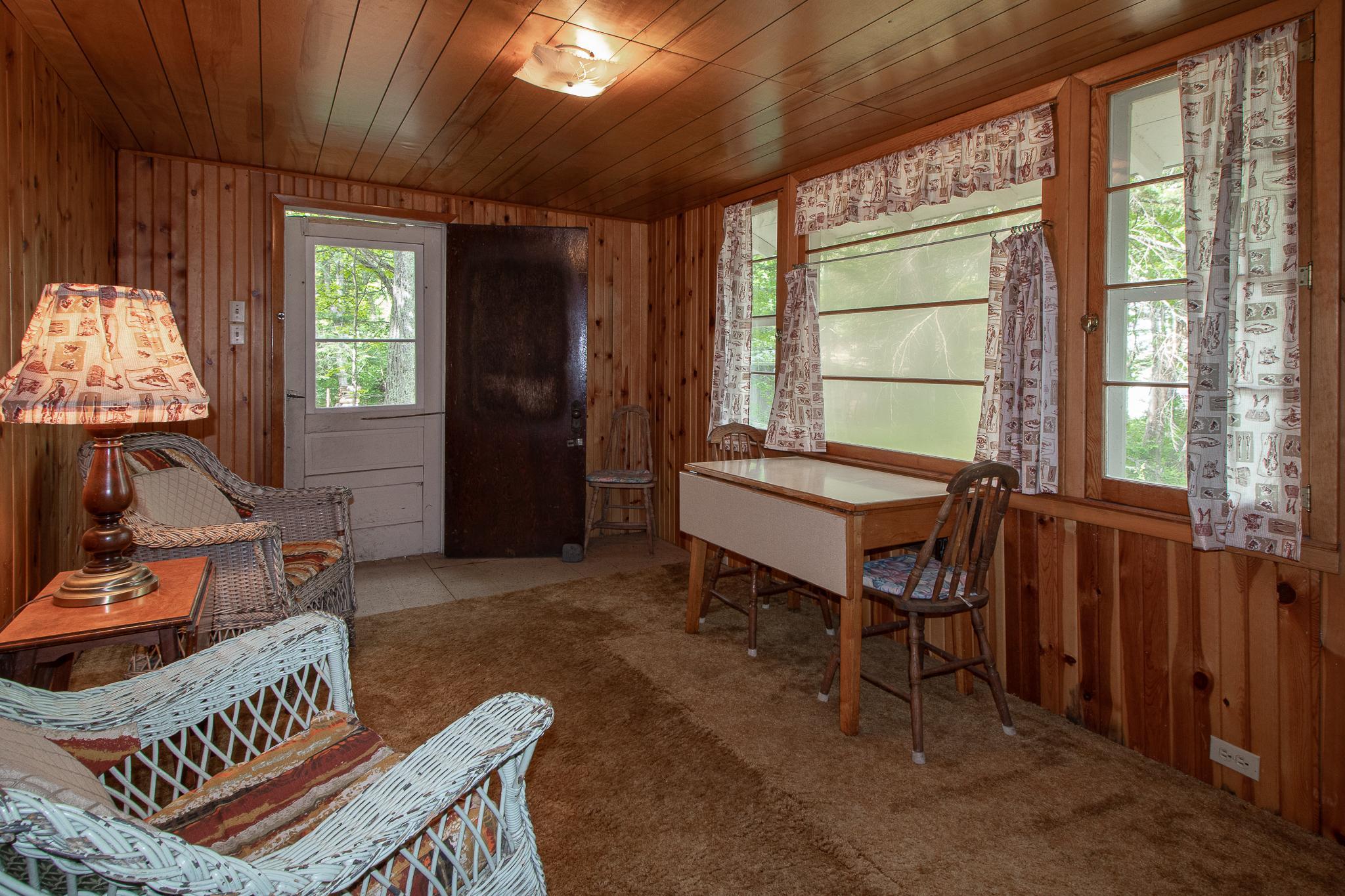 Enter into living area