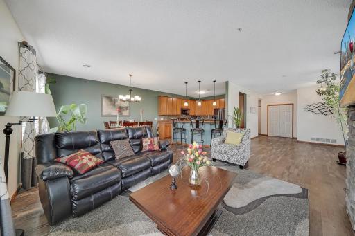 Another view of the family room-open feel throughout.