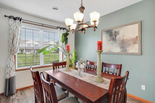 Informal dining room with huge window and lots of sunlight!