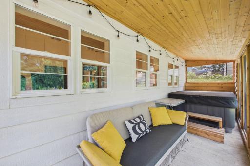 Screened Porch off of addition, complete with Hot Tub!