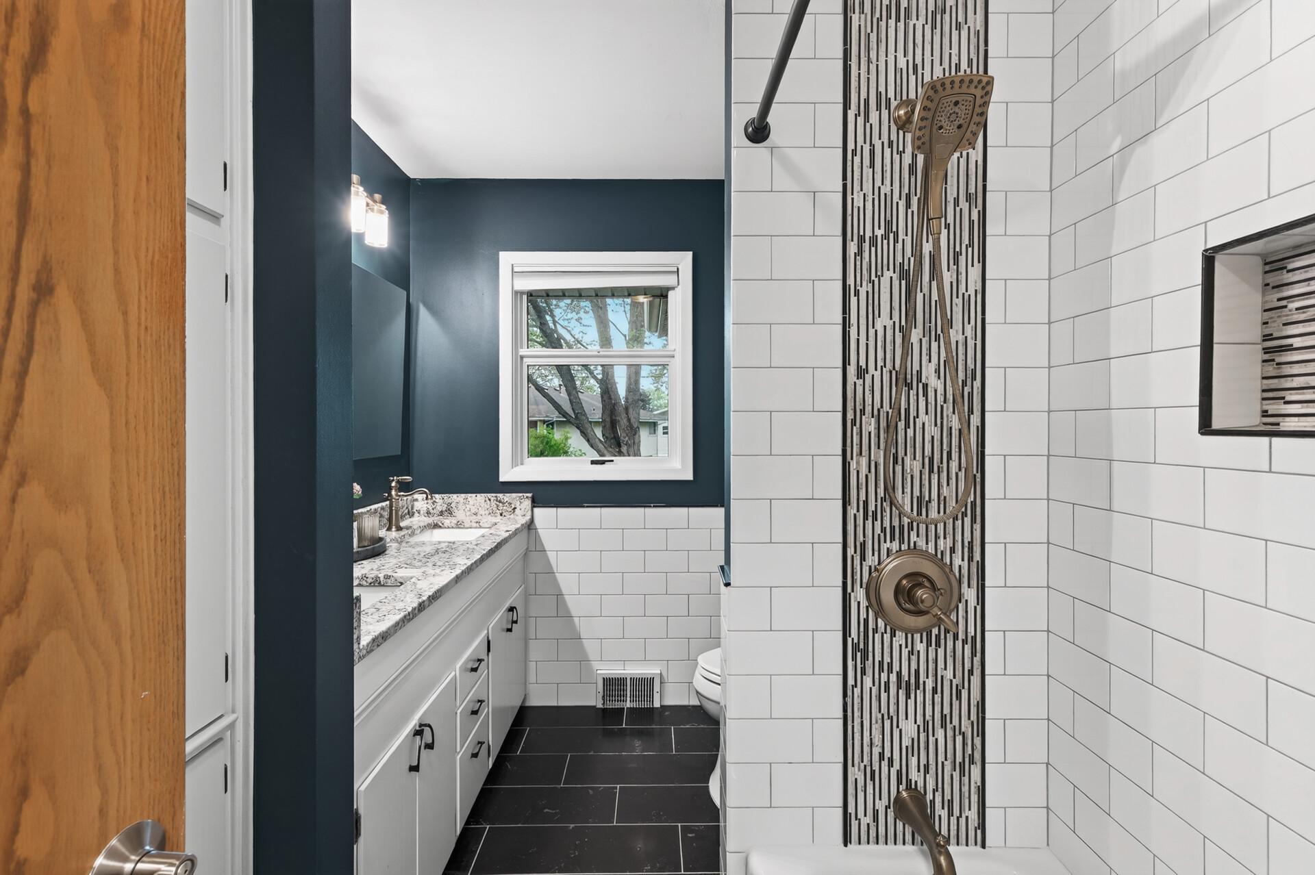 Remodeled full bathroom