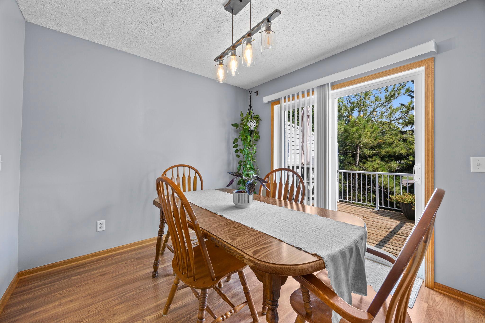 Direct access to the private deck!