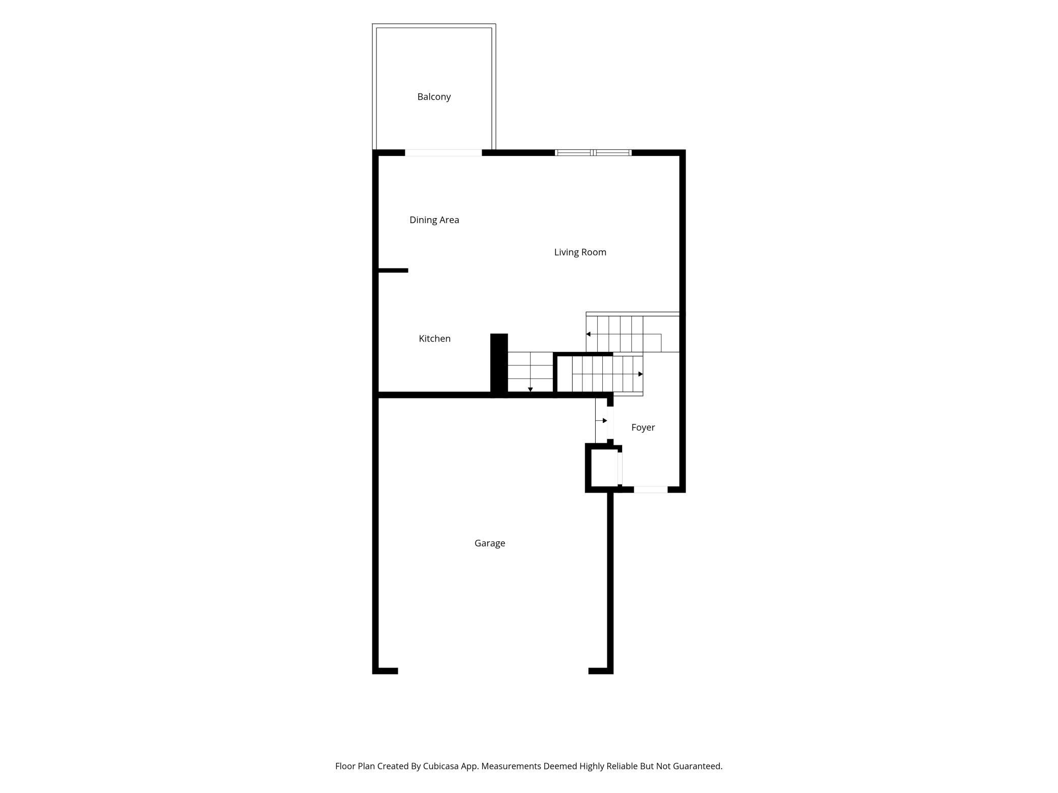Main level floorplan.
