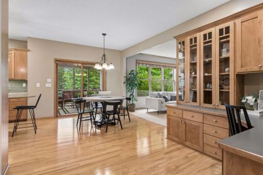 Spacious eat in kitchen area