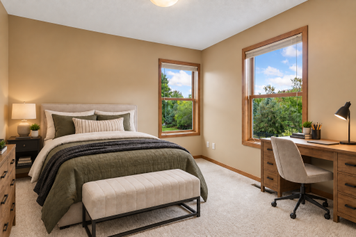2nd bedroom virtually staged