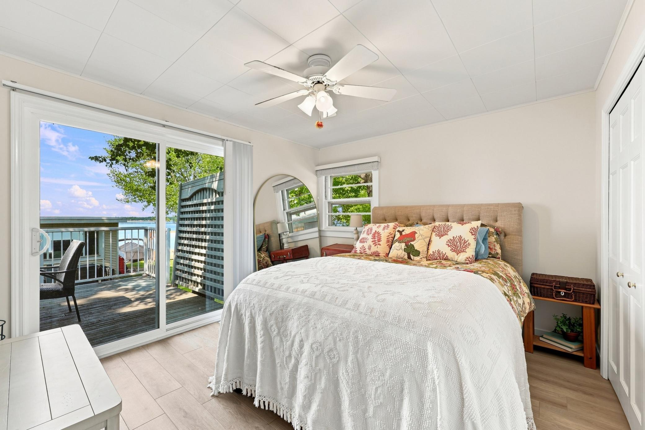 Main Floor Lakeside Bedroom