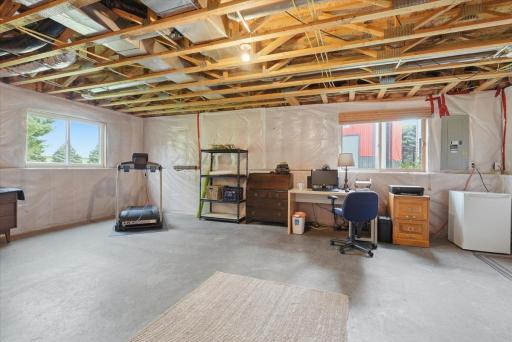 This generous 17' x 24' space offers endless possibilities! With a rough-in already in place for a future bathroom, you can customize the space to fit your needs—add one or even two additional bedrooms, create a guest suite, home office, studio, or s