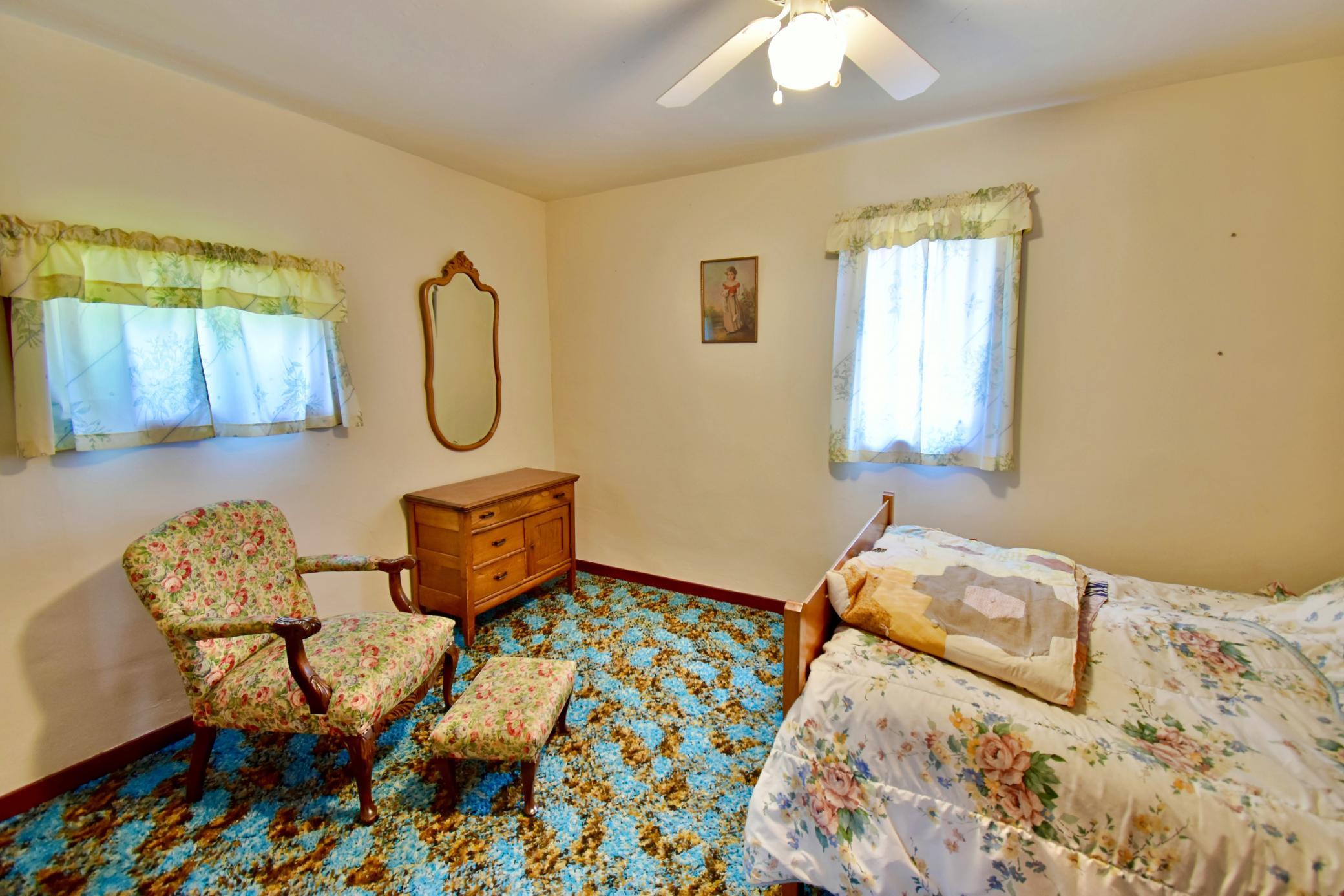The second bedroom is also very spacious