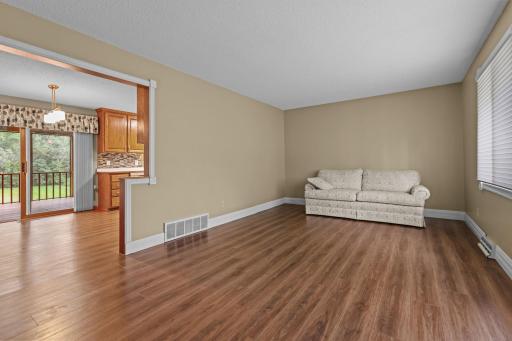 Custom taller trim in living room