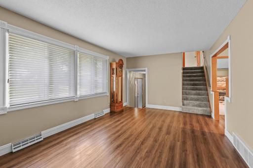 Updated flooring in living room, kitchen & dining room