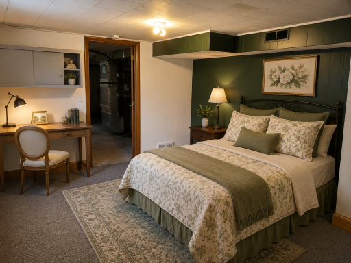 Virtually staged 3rd BR/Den