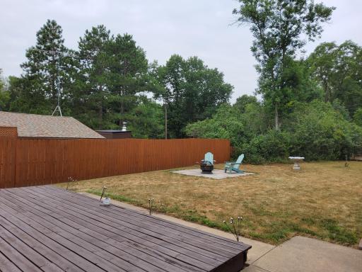 Backyard deck