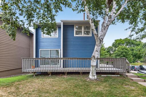 Wraparound deck with plenty of space to relax and entertain