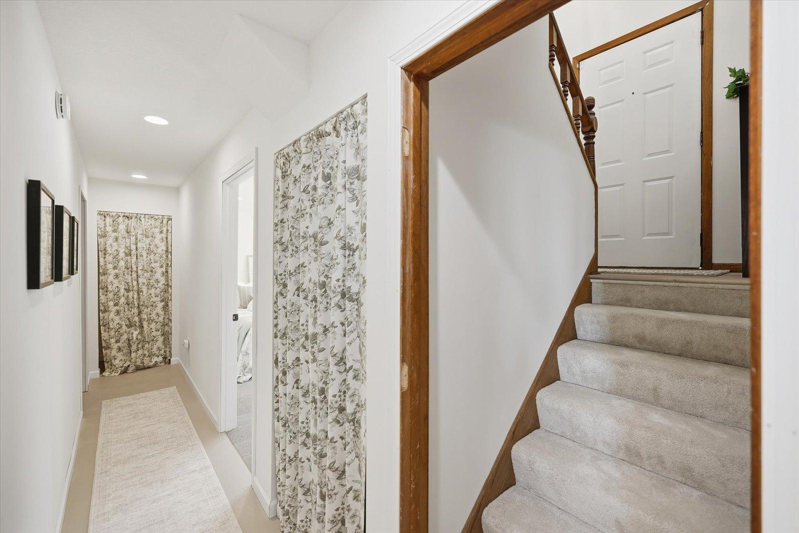 Lower level hallway