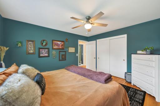 Large closets in both main floor bedrooms