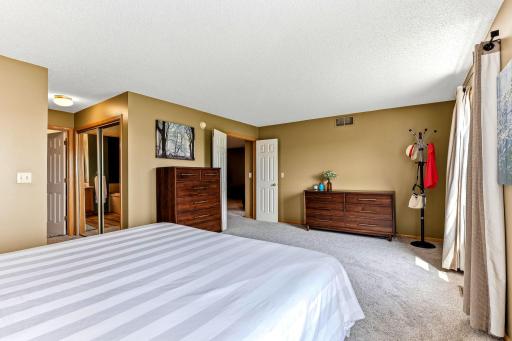 Spacious master bedroom