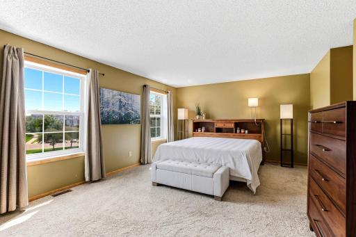 Spacious master bedroom