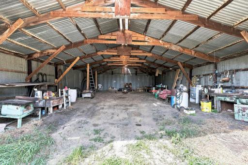 Inside Shed