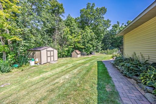 Multiple storage sheds