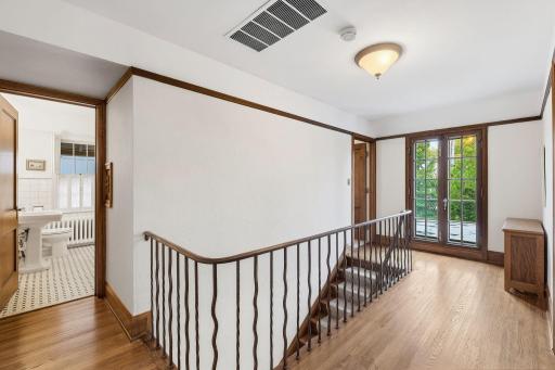 Upstairs Landing creating a great central flow for the second floor!