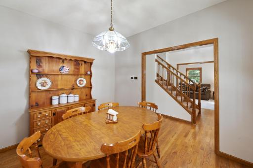 Formal Dining room located off kitchen and front entry
