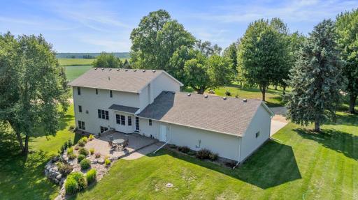 Ariel view of Back of home/ patio