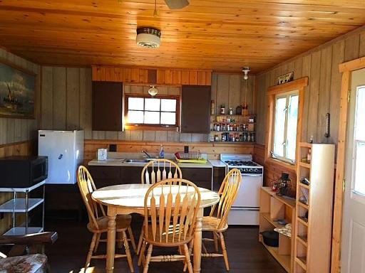 Dining area and kitchenette