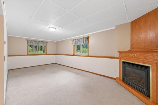 Enjoy all the light in the lower level family room