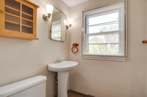 1/2 BATHROOM - UPPER LEVEL