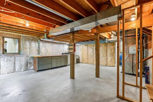 Bring Your Ideas to Complete this Spacious Basement Level