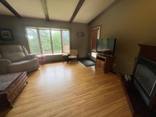 Hardwood floors throughout most of the main level
