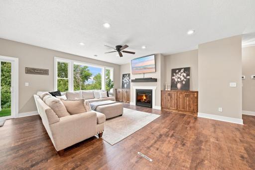 Family Room/Gas Fireplace - Lower Level