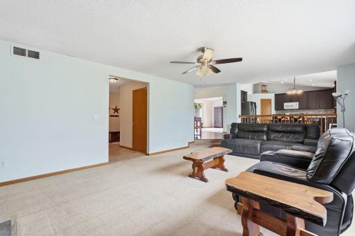 Quick access to the half bath, laundry, and garage too.