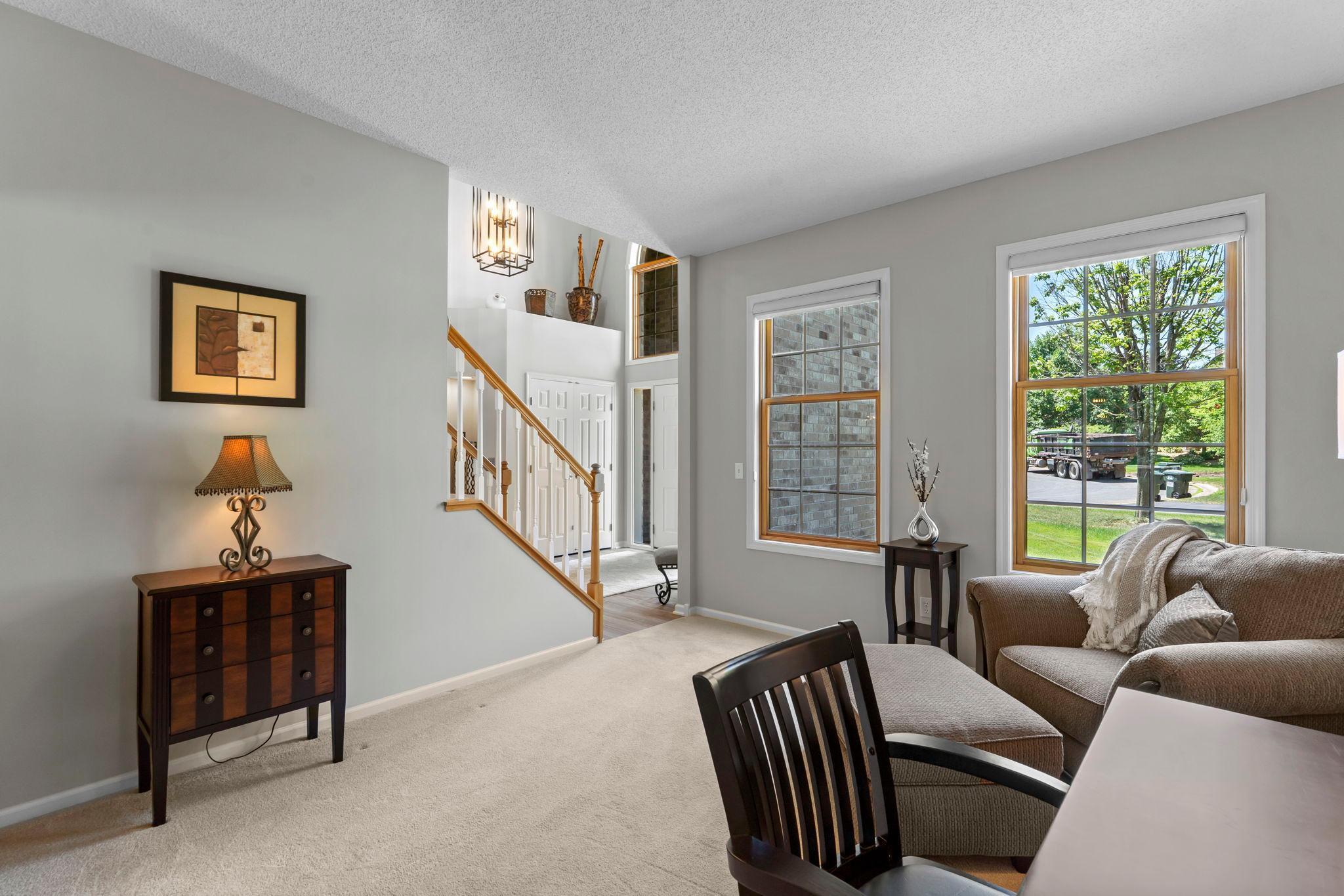 A different perspective of the sitting room.