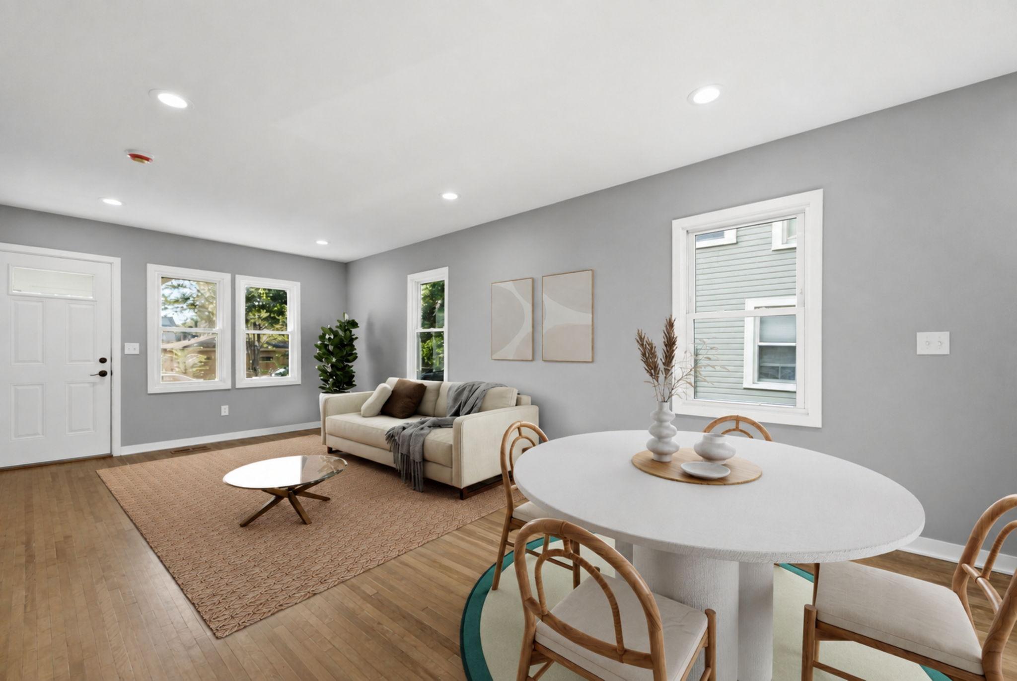 Can you see yourself relaxing and entertaining in this space?