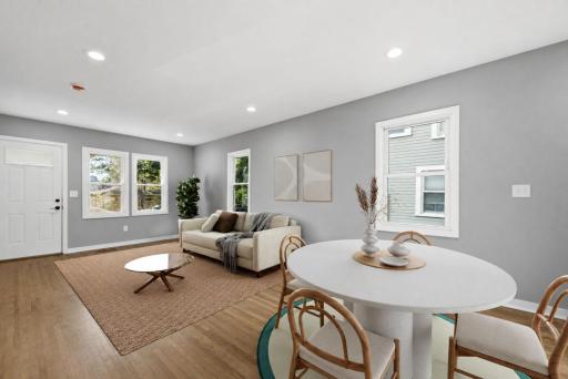 Can you see yourself relaxing and entertaining in this space?