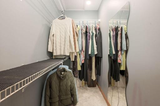 Upper-level Bedroom walk-in closet