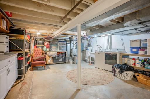 4th Level unfinished and laundry area