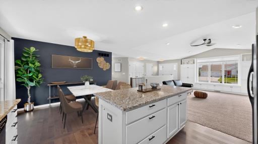 Kitchen/Dining/Living