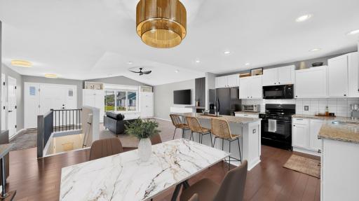 Dining/Kitchen/Living