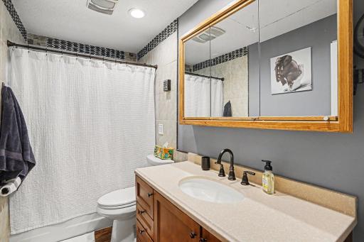Upper level bathroom