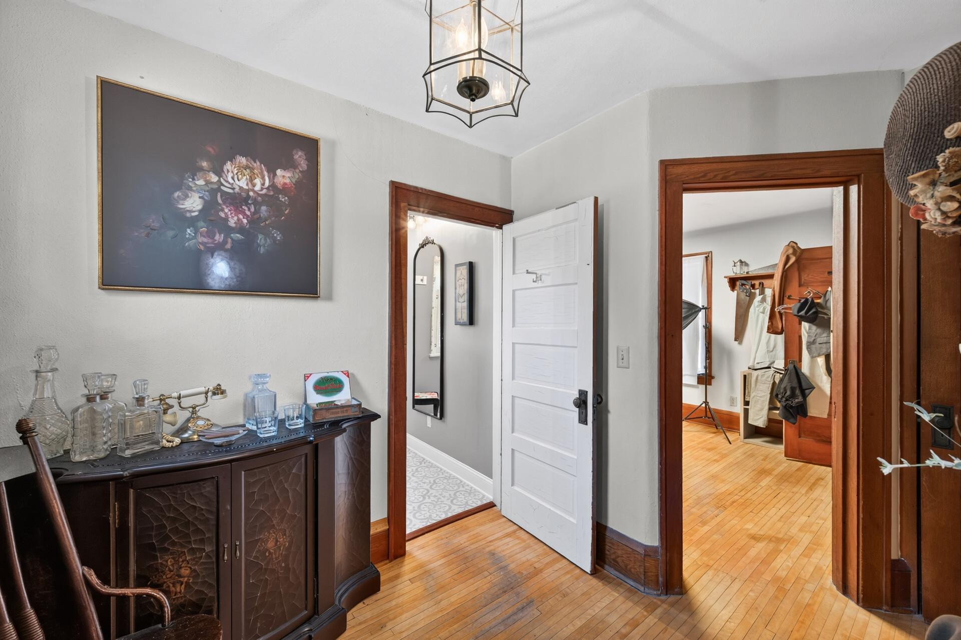 Upstairs Landing Area into bathroom and room