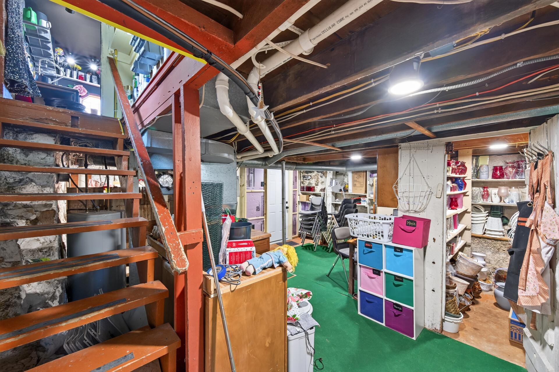 Basement stairs