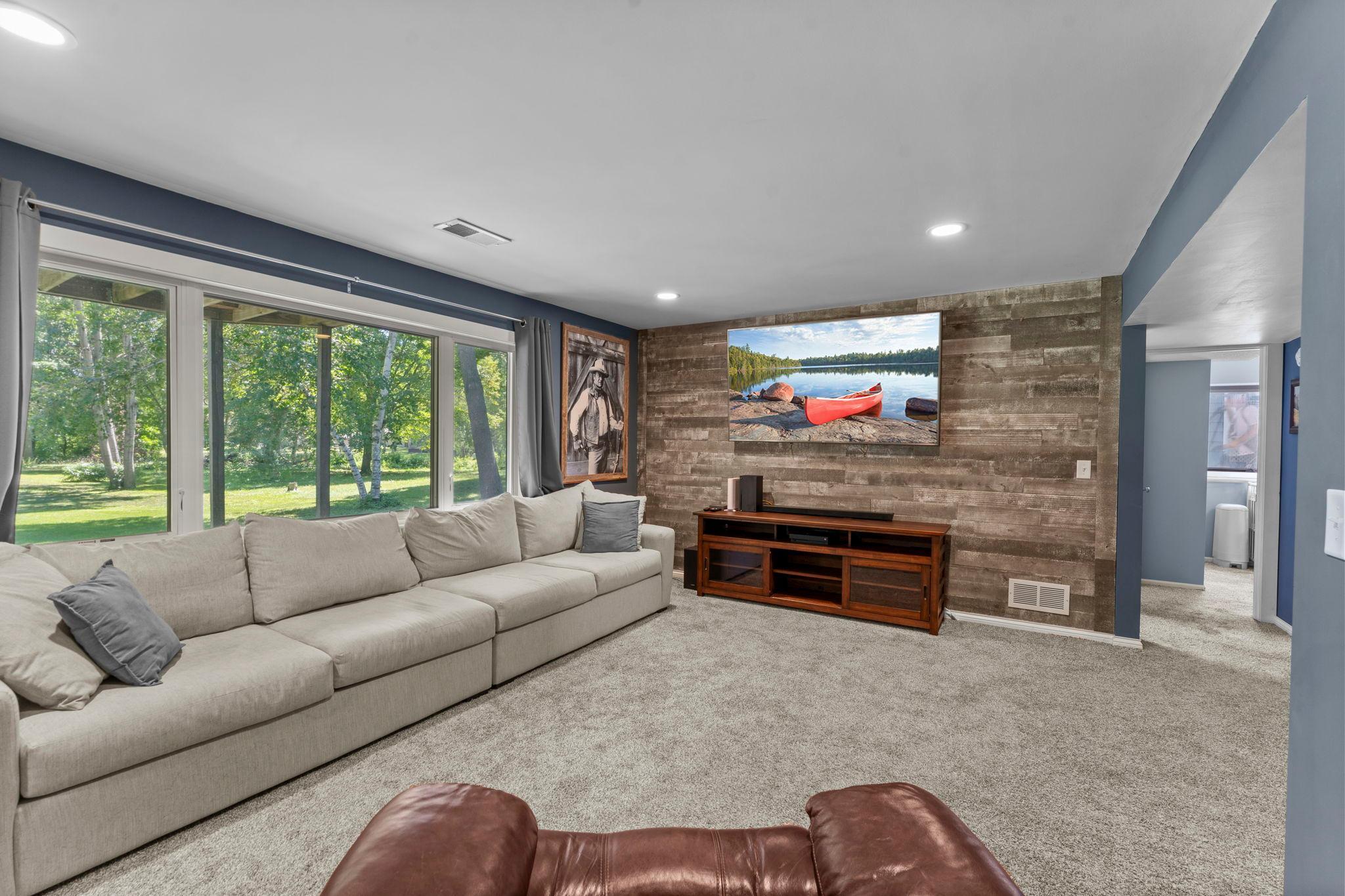 Family Room view of Backyard