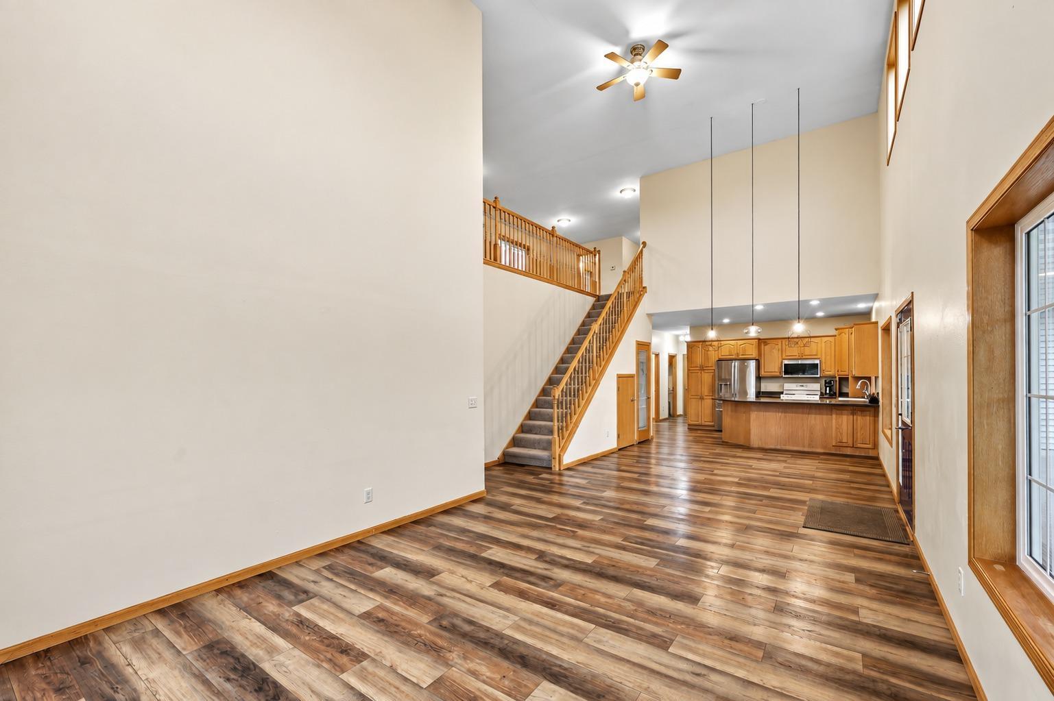Living Room & Staircase